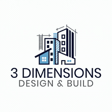 3 Dimensions Design & Build animated logo